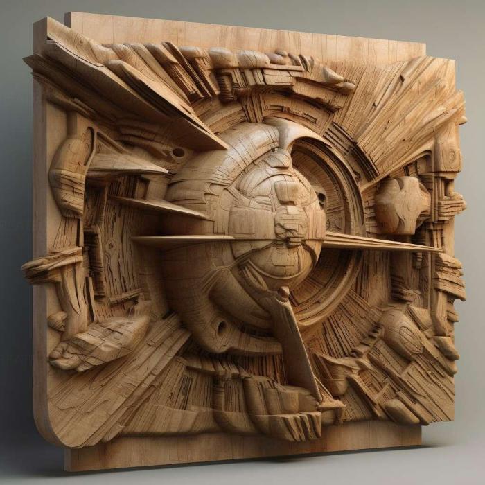 نموذج ثلاثي الأبعاد لآلة CNC 3D Art 